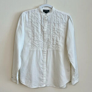 Ralph Lauren Vintage Linen Button Down Blouse